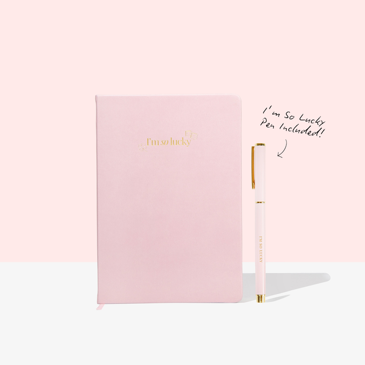 I'M SO LUCKY GRATITUDE JOURNAL A5 + PEN