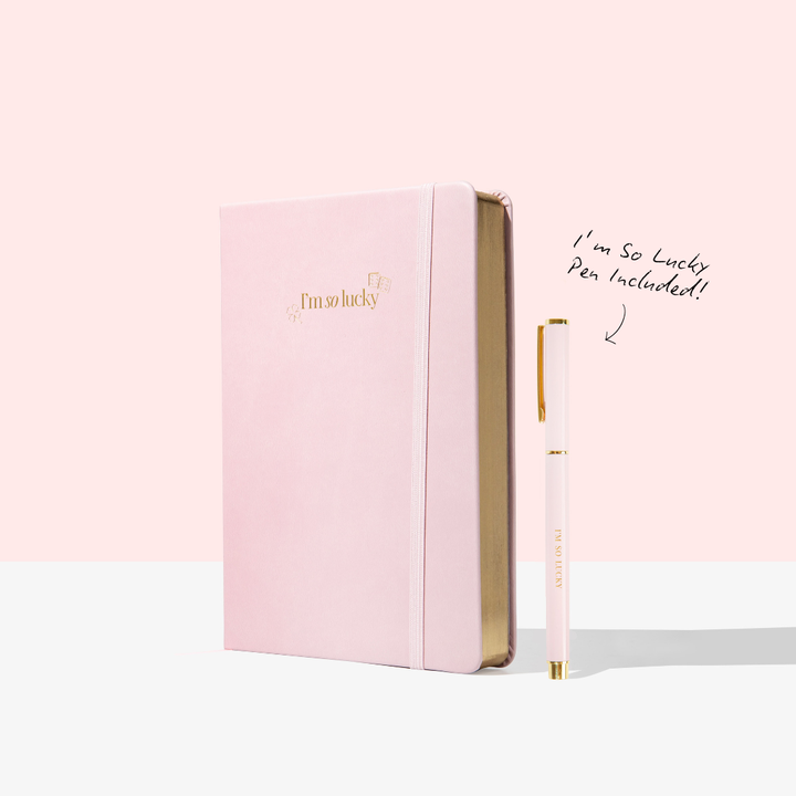 I'M SO LUCKY GRATITUDE JOURNAL A5 + PEN