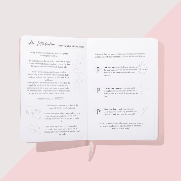 I'M SO LUCKY GRATITUDE JOURNAL A5 + PEN