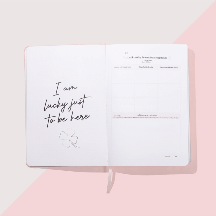 I'M SO LUCKY GRATITUDE JOURNAL A5 + PEN