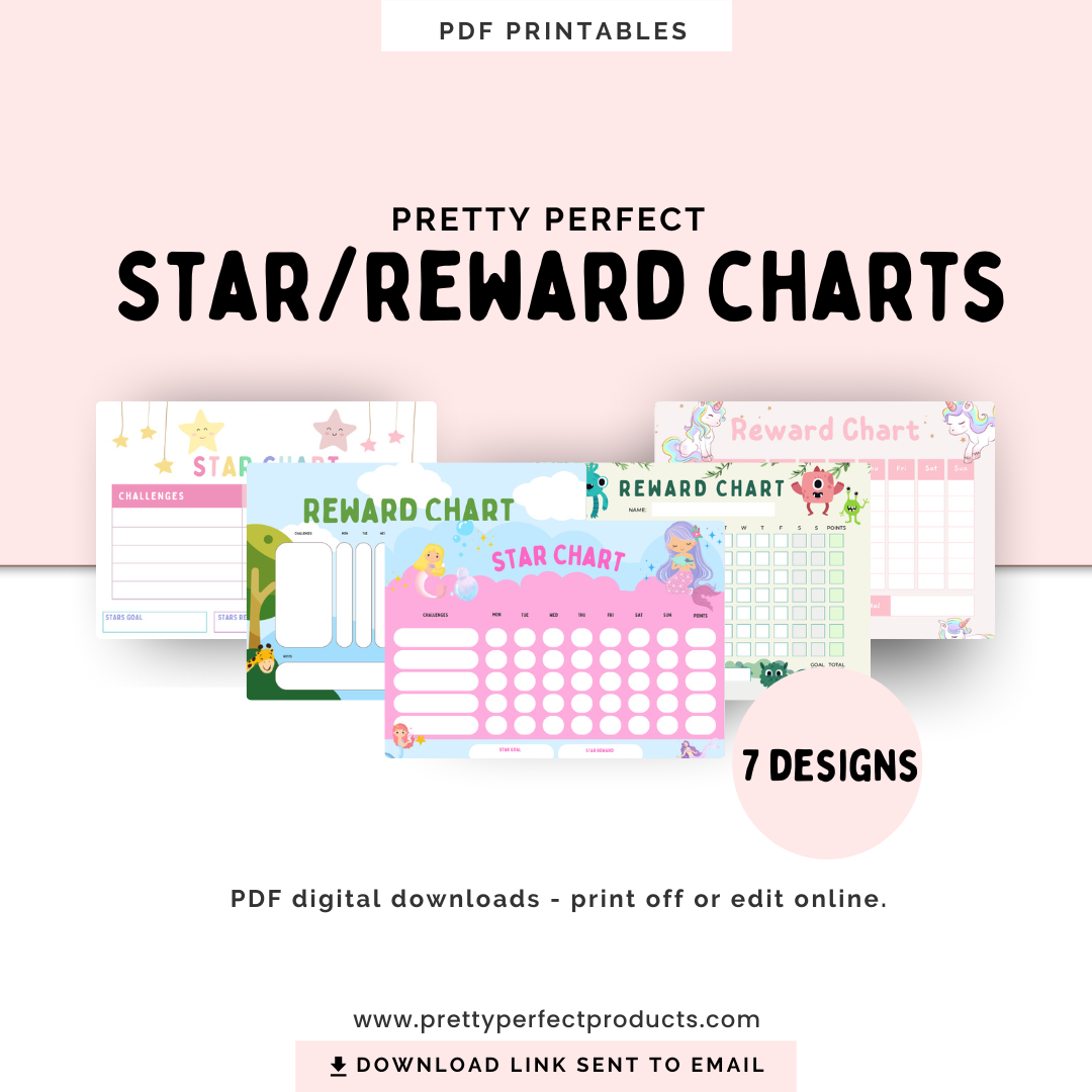 STAR/REWARD CHARTS (Digital) – Pretty Perfect Products