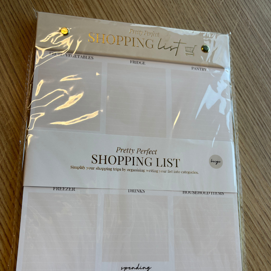 SECONDS SALE - SHOPPING LIST PAD A4
