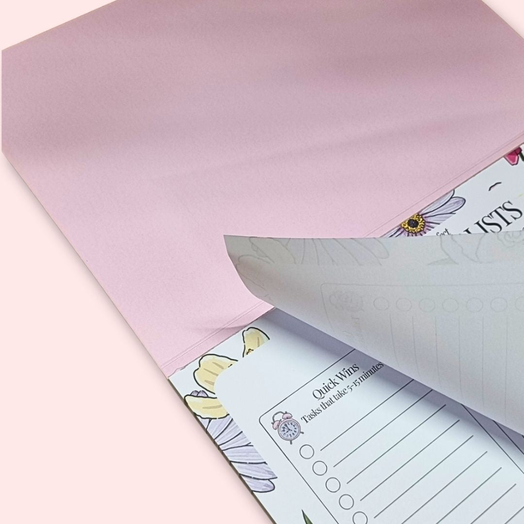 PRE-ORDER - PLANS IN BLOOM - BIG PAD OF LISTS A4 (EXCLUSIVE)