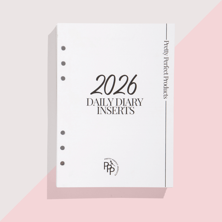 2026 DAILY DIARY INSERTS - PRE-ORDER - DUE TO SHIP LATE NOVEMBER