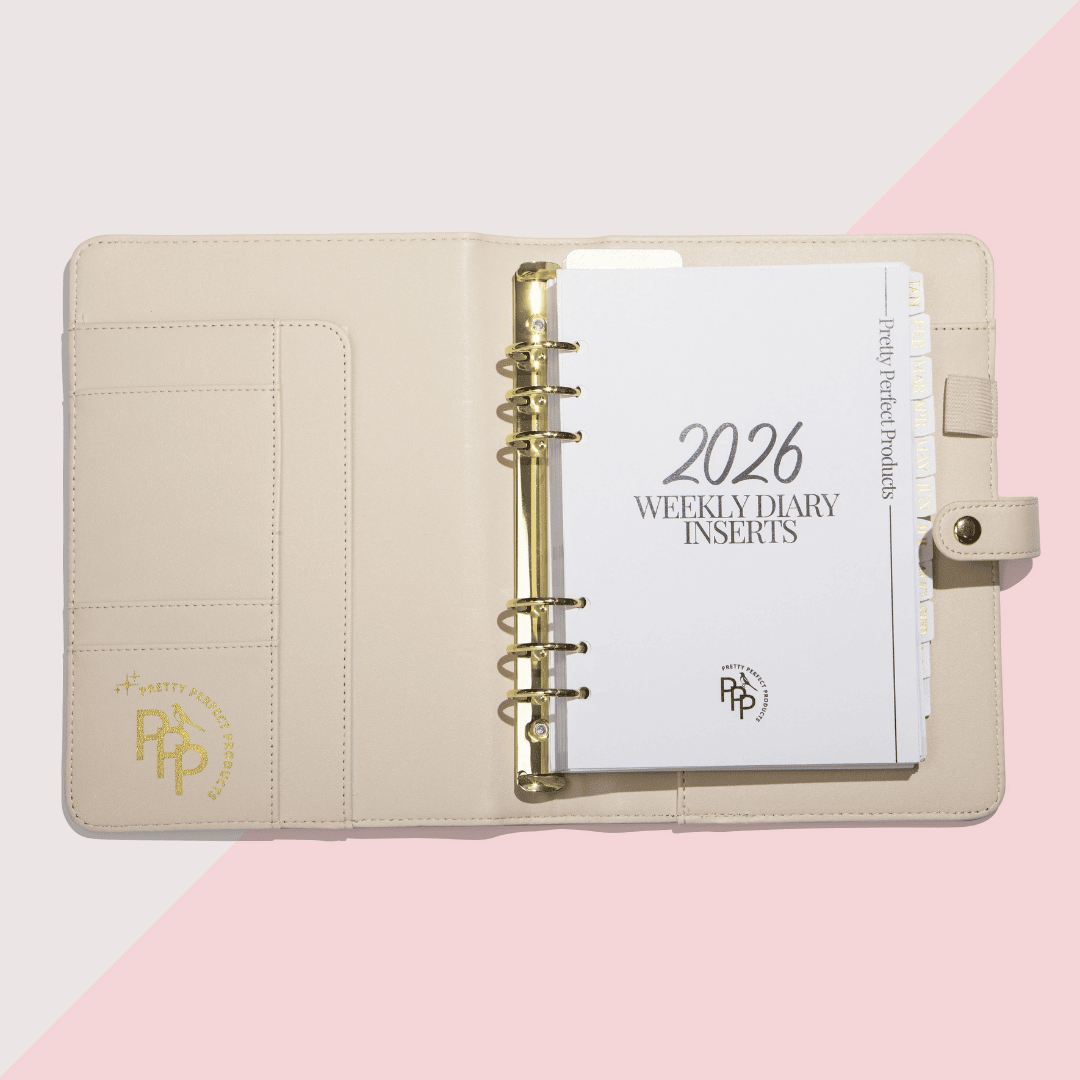 2026 WEEKLY DIARY INSERTS - PRE-ORDER - DUE TO SHIP LATE NOVEMBER