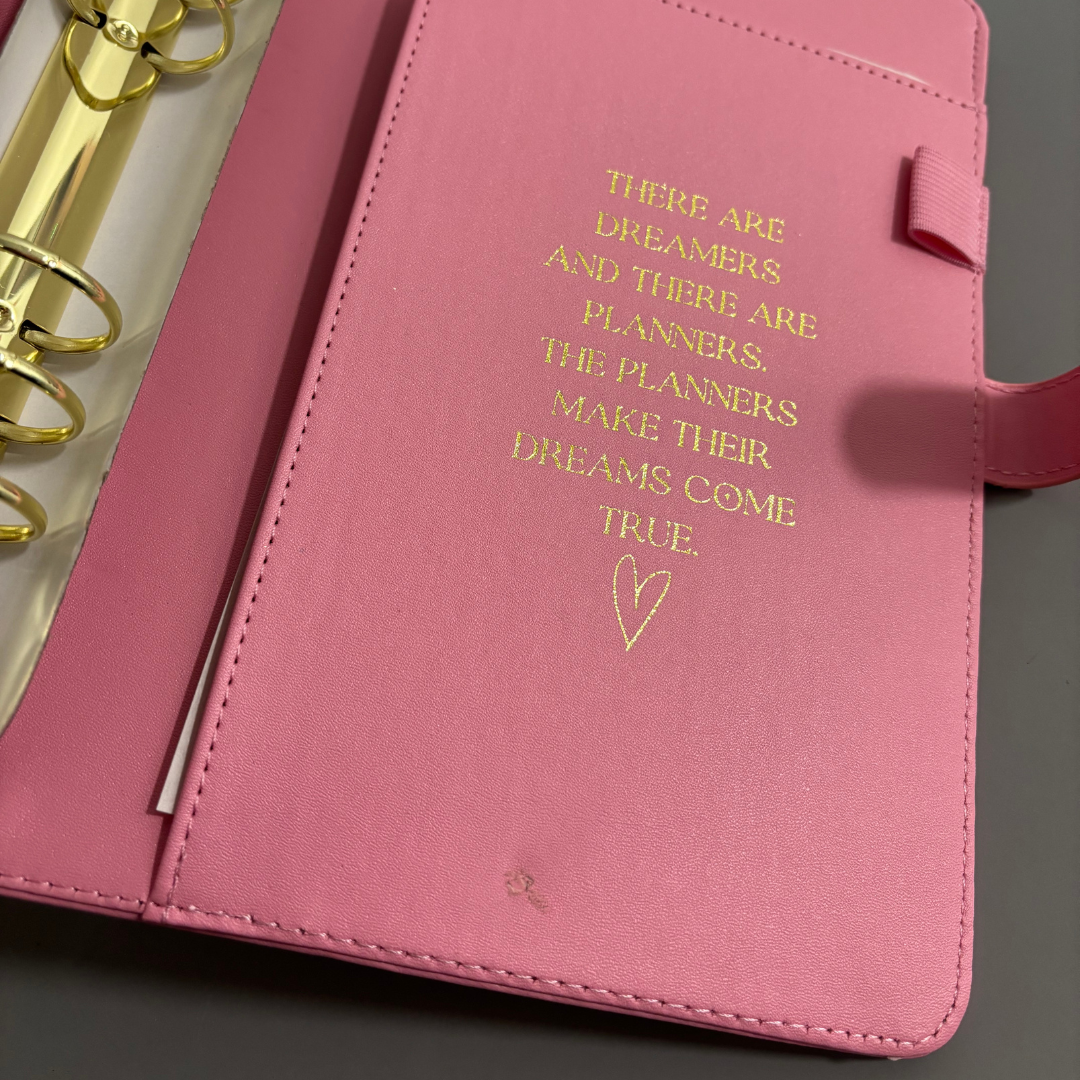 SECONDS SALE - MY PRETTY PERFECT PLANNER (BINDER & DIVIDERS ONLY)