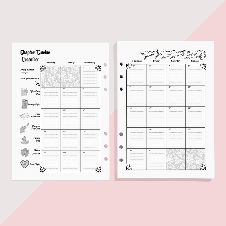 2027 WEEKLY DIARY INSERTS - PRE-ORDER DISPATCHED NOV 2026