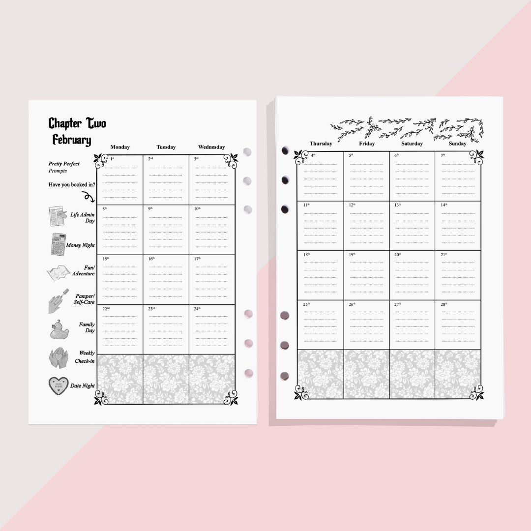 2027 WEEKLY DIARY INSERTS - PRE-ORDER DISPATCHED NOV 2026