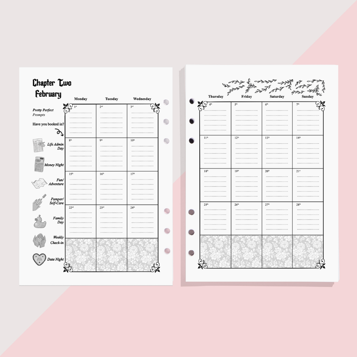 2027 WEEKLY DIARY INSERTS - PRE-ORDER DISPATCHED NOV 2026