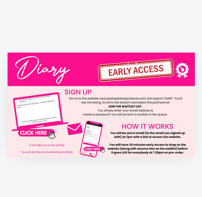 DATED DIARY RANGE GUIDE & INFO