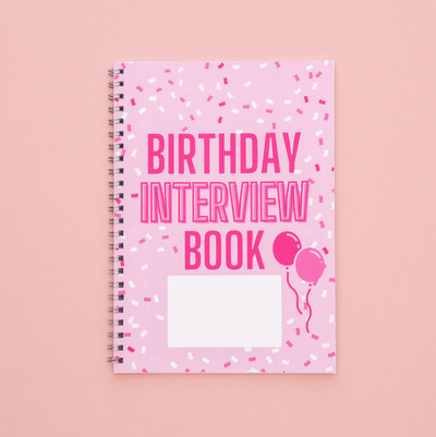BIRTHDAY INTERVIEW BOOKS