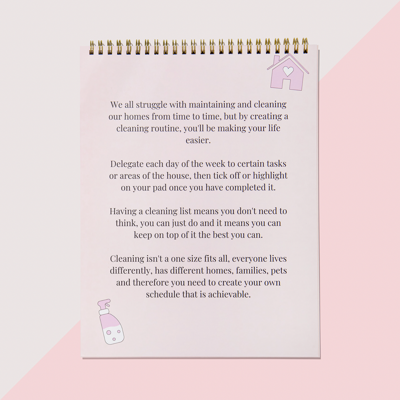 CLEANING PLANNER PAD