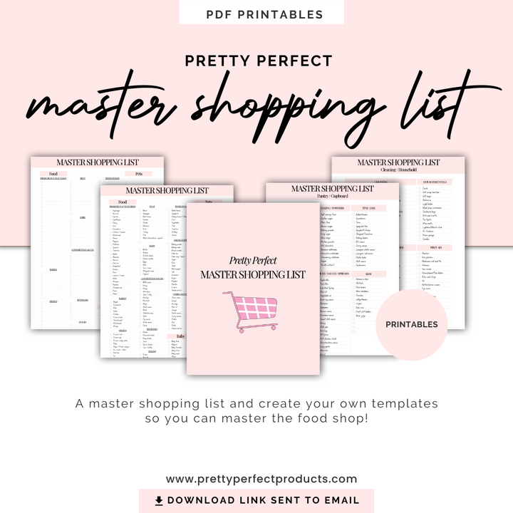 MASTER SHOPPING LIST (Digital)