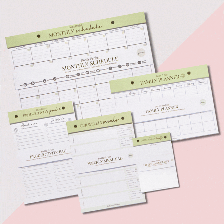 THE FAMILY PLANNER BUNDLE - 5 PADS