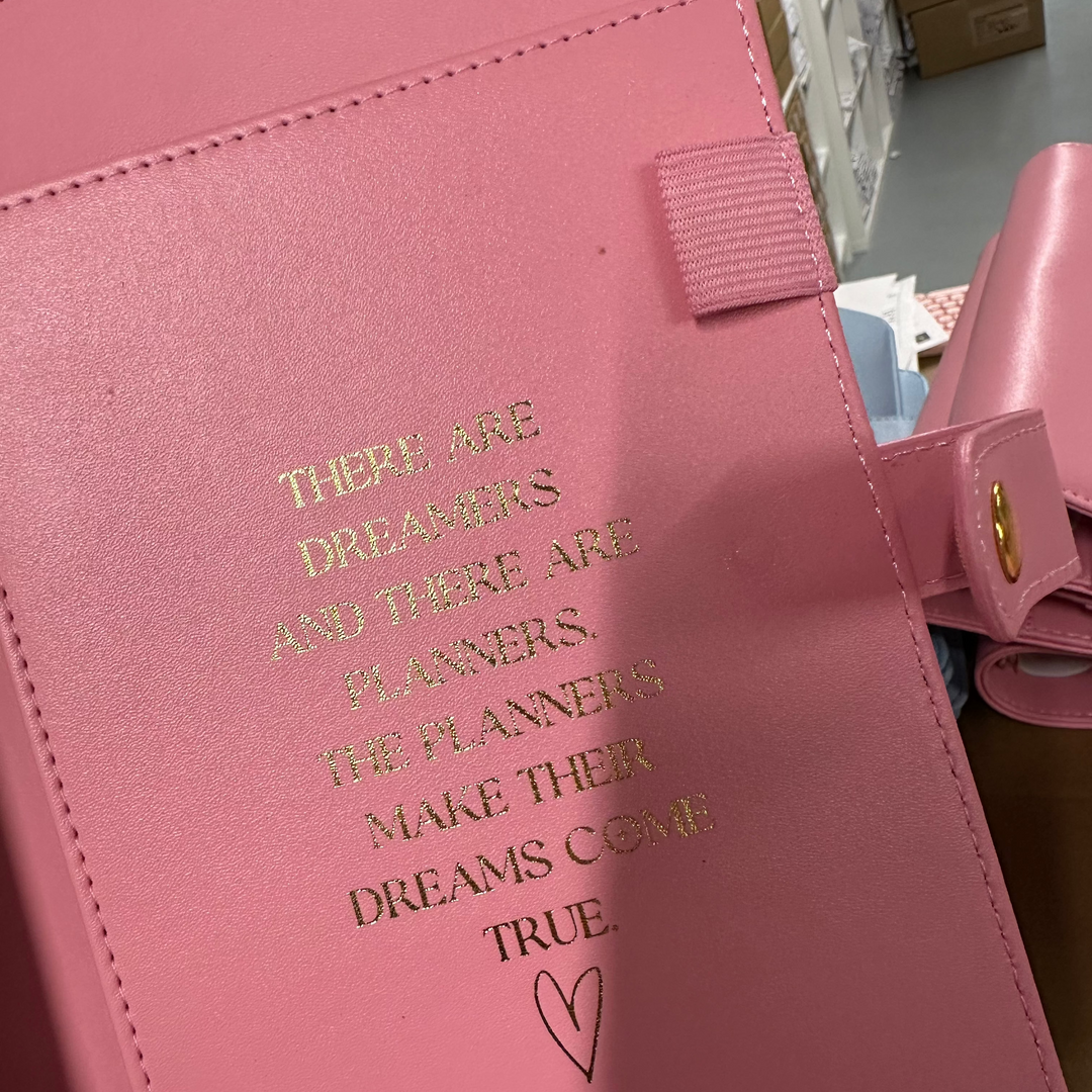 SECONDS SALE - MY PRETTY PERFECT PLANNER (BINDER & DIVIDERS ONLY)