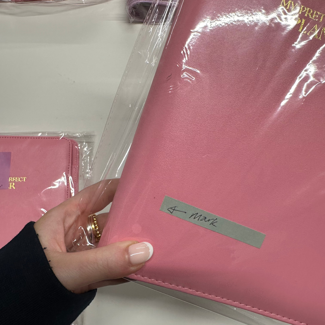 SECONDS SALE - MY PRETTY PERFECT PLANNER (BINDER & DIVIDERS ONLY)