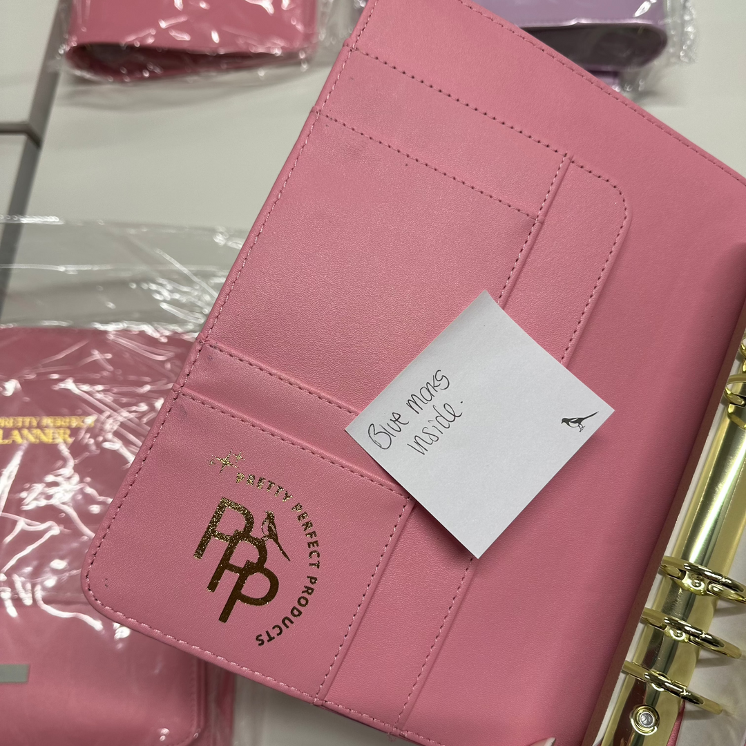 SECONDS SALE - MY PRETTY PERFECT PLANNER (BINDER & DIVIDERS ONLY)
