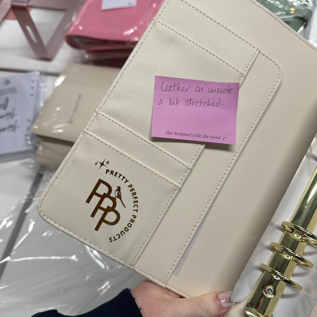 SECONDS SALE - MY PRETTY PERFECT PLANNER (BINDER & DIVIDERS ONLY)