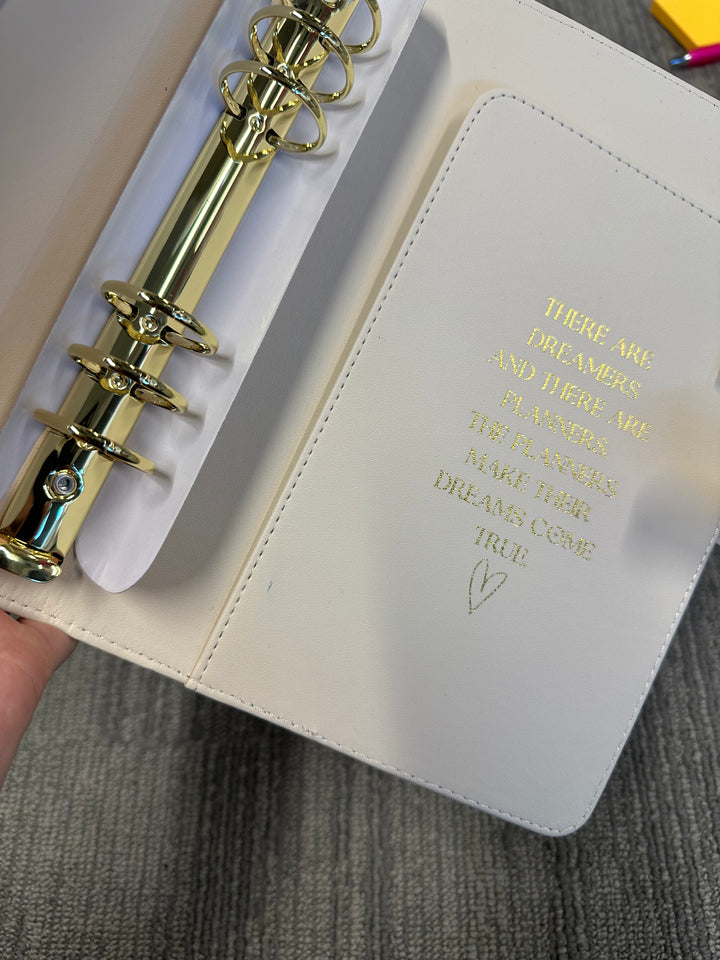 SECONDS SALE - MY PRETTY PERFECT PLANNER (BINDER & DIVIDERS ONLY)