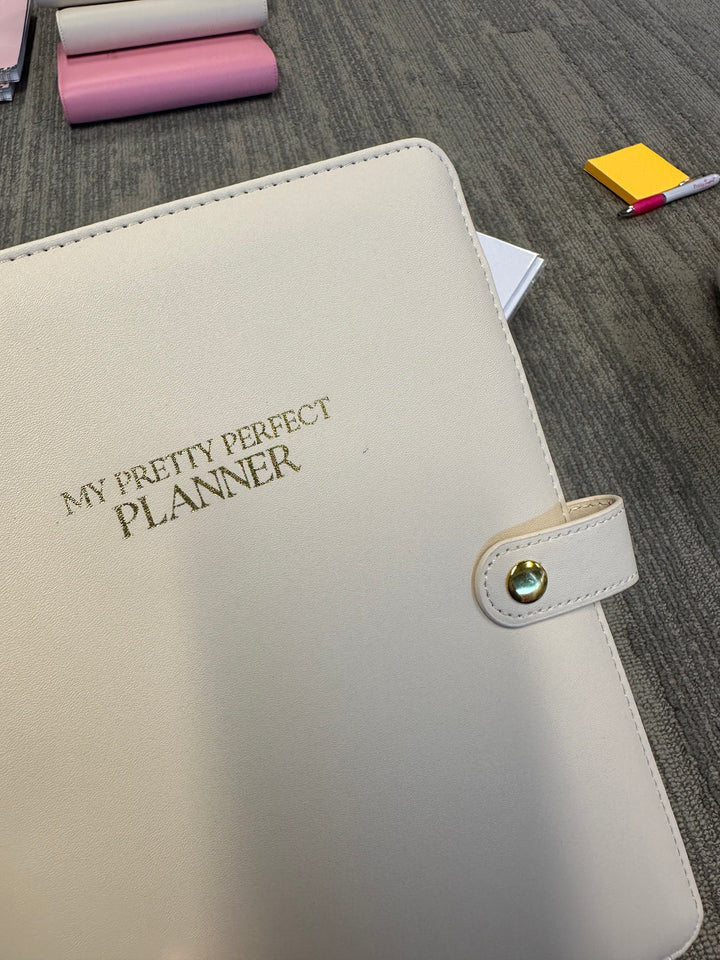 SECONDS SALE - MY PRETTY PERFECT PLANNER (BINDER & DIVIDERS ONLY)