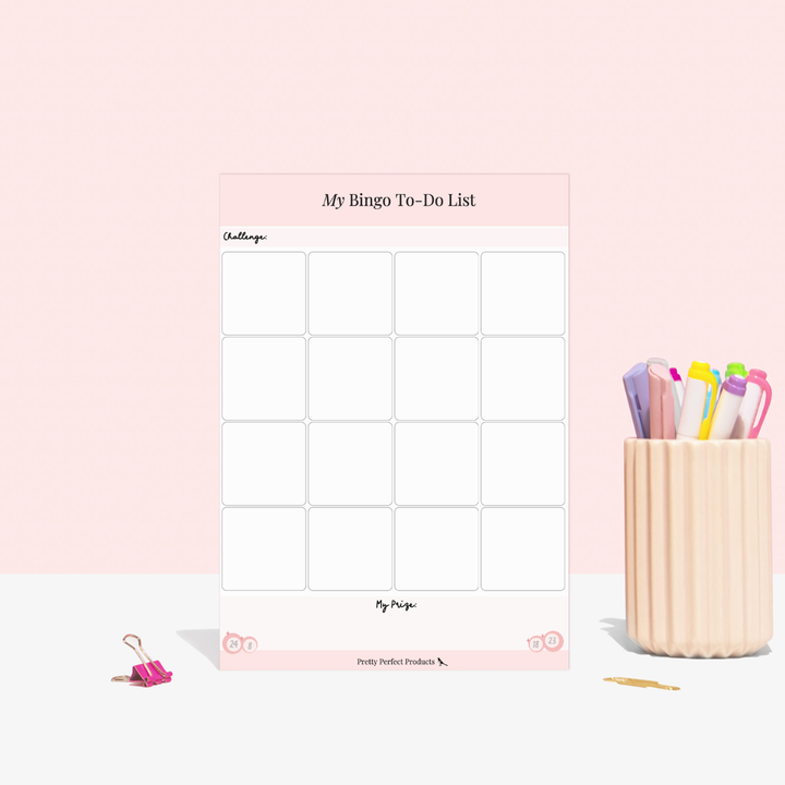 MY BINGO TO-DO LIST PAD - A5 - DISPATCH AFTER 29TH OCTOBER