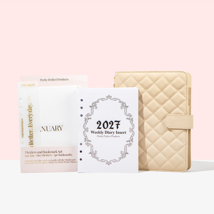 MY PRETTY PERFECT DIARY BUNDLE - 2027 - PRE-ORDER DISPATCHED NOV 2026