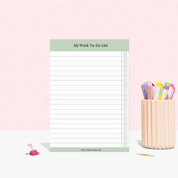 MY WORK TO-DO LIST PAD - A5 - DISPATCH AFTER 29TH OCTOBER