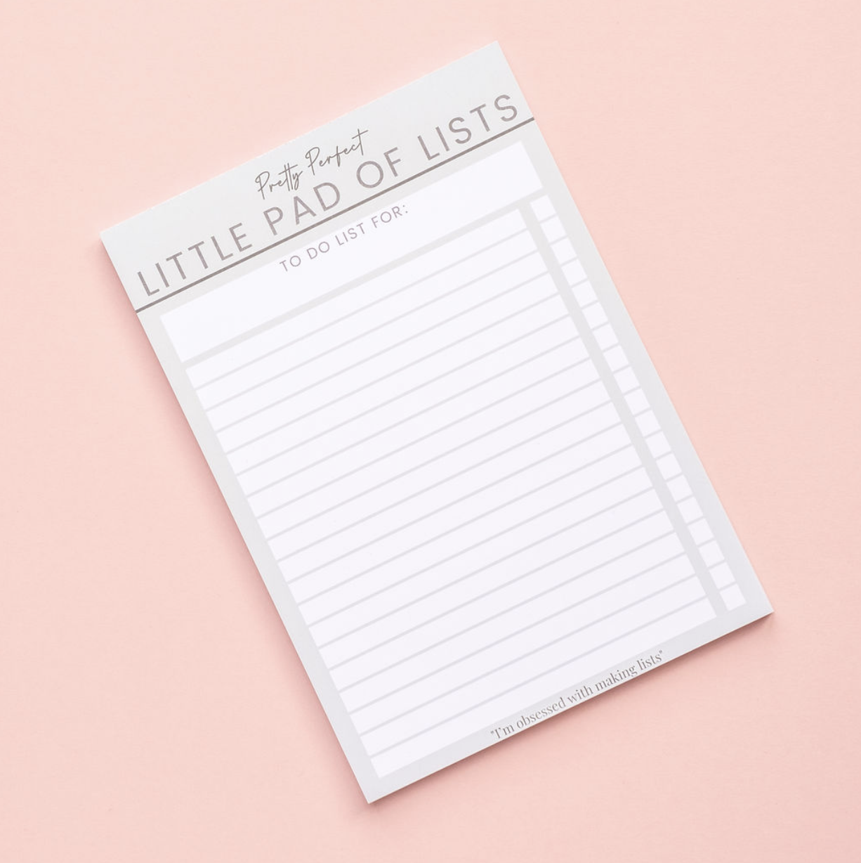 LITTLE PAD OF LISTS (2 COLOURS)