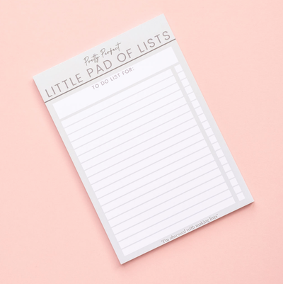 LITTLE PAD OF LISTS (2 COLOURS)