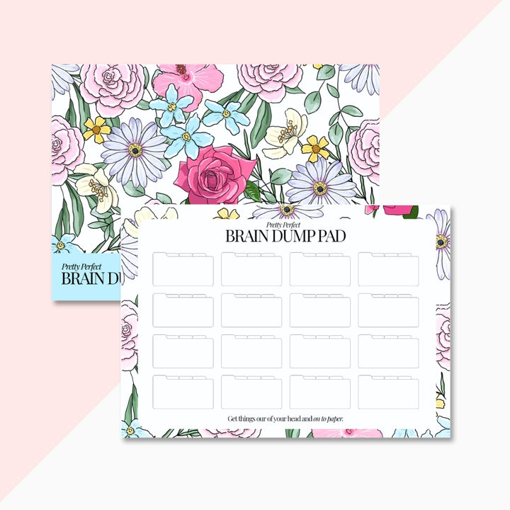 PRE-ORDER - PLANS IN BLOOM - BRAIN DUMP PAD A4 (EXCLUSIVE)