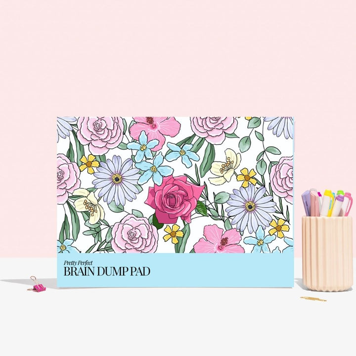 PRE-ORDER - PLANS IN BLOOM - BRAIN DUMP PAD A4 (EXCLUSIVE)