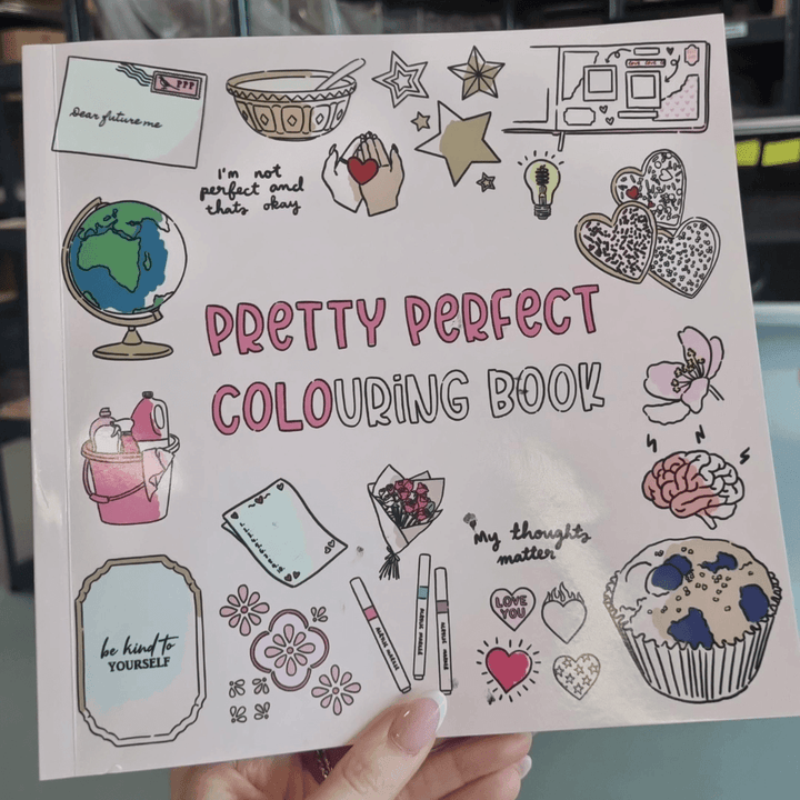 SECONDS SALE - PRETTY PERFECT COLOURING BOOK