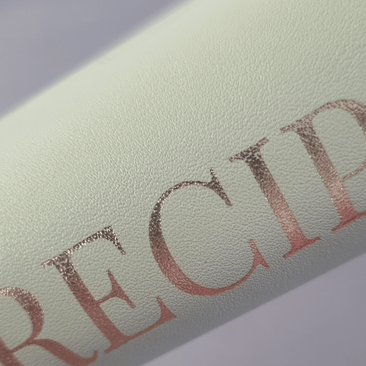 SECONDS SALE - PRETTY PERFECT RECIPE BINDER (BINDER & DIVIDERS ONLY)
