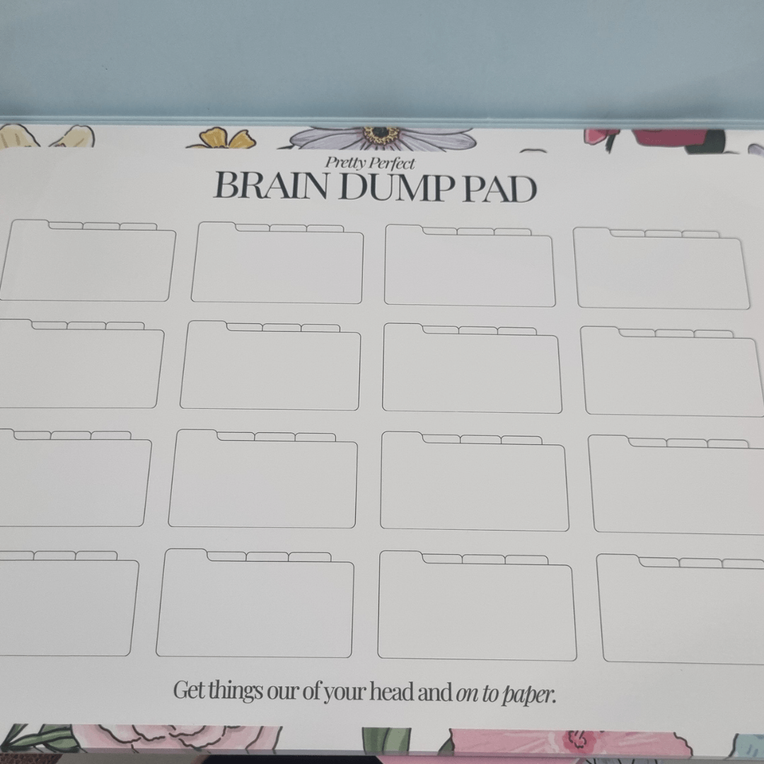 SECONDS SALE - BRAIN DUMP DESK PAD A4