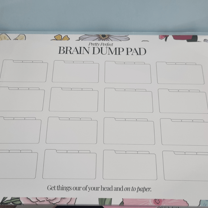 SECONDS SALE - BRAIN DUMP DESK PAD A4
