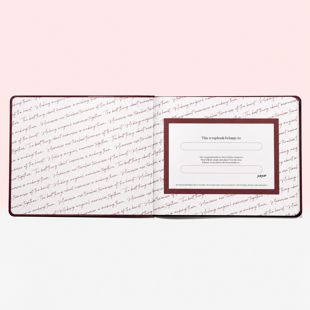 SCRAPBOOK / MEMORY BOOK