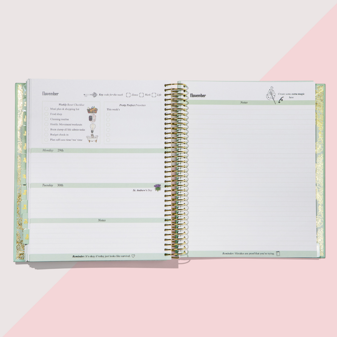 SIGNATURE DIARY - 2027 - PRE-ORDER DISPATCHED NOV 2026