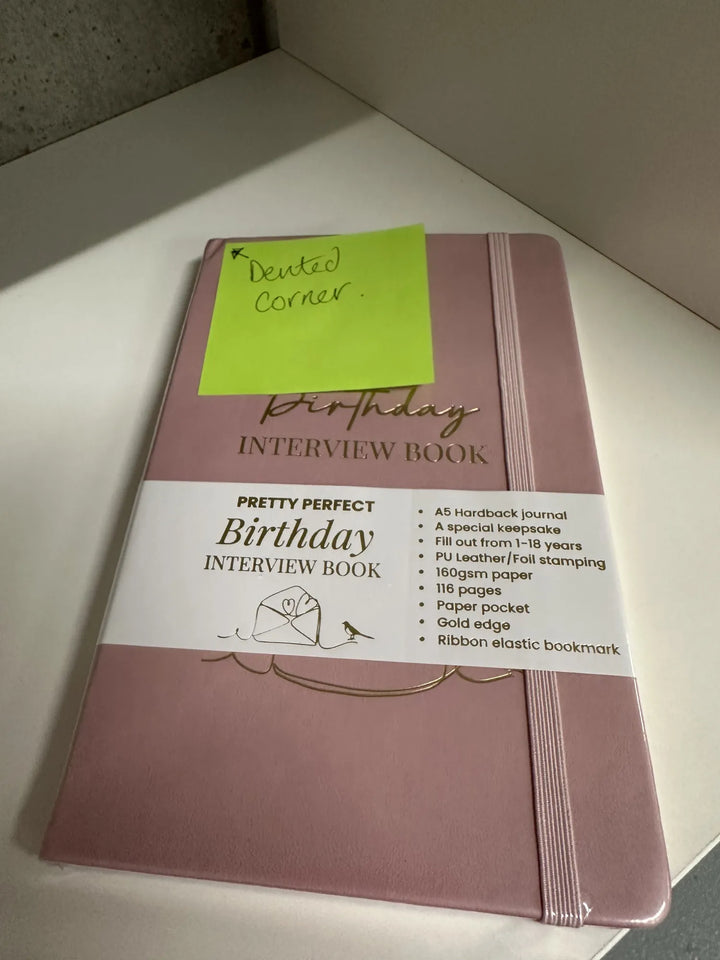 SECONDS SALE - BIRTHDAY BOOKS
