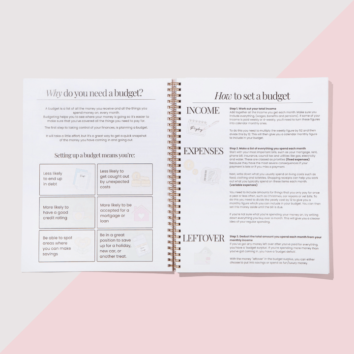 BUDGET PLANNER + BUDGET BOOKLET