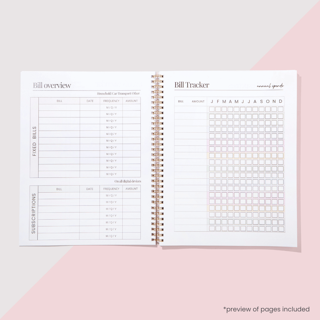 BUDGET PLANNER + BUDGET BOOKLET