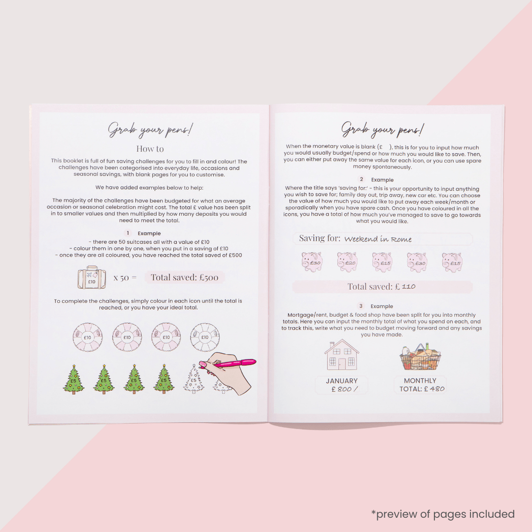 BUDGET PLANNER + BUDGET BOOKLET