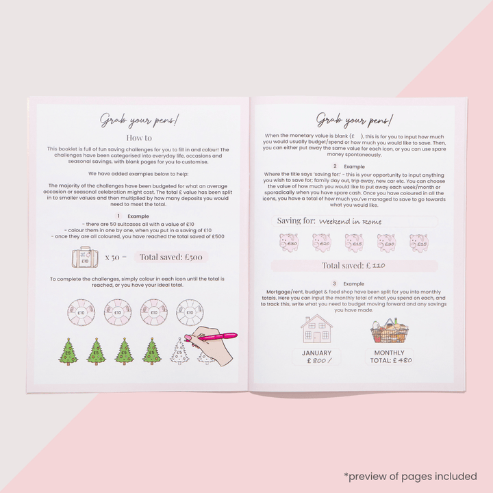 BUDGET PLANNER + BUDGET BOOKLET