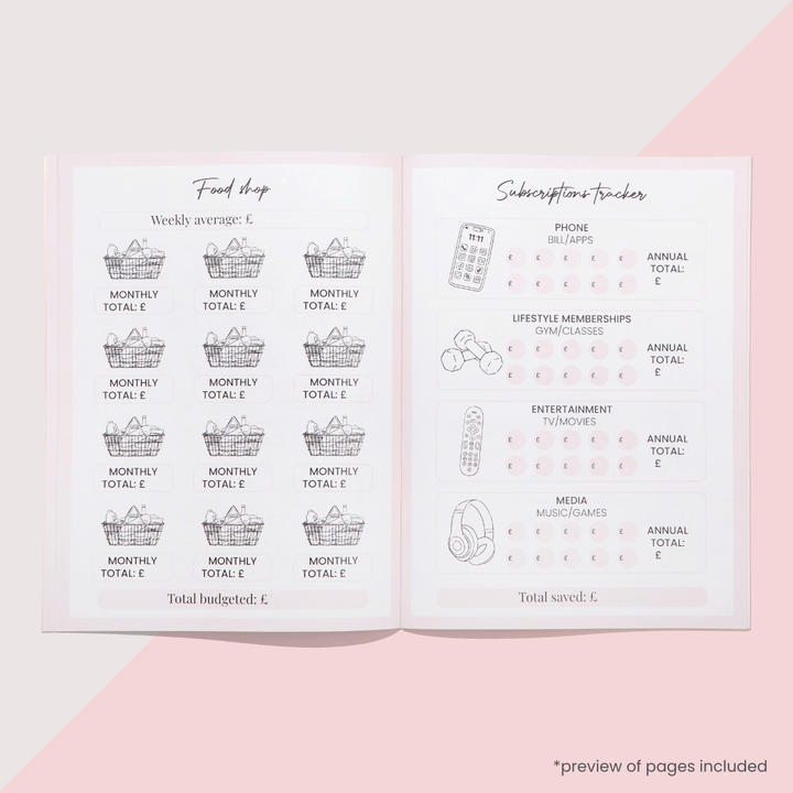 BUDGET PLANNER + BUDGET BOOKLET