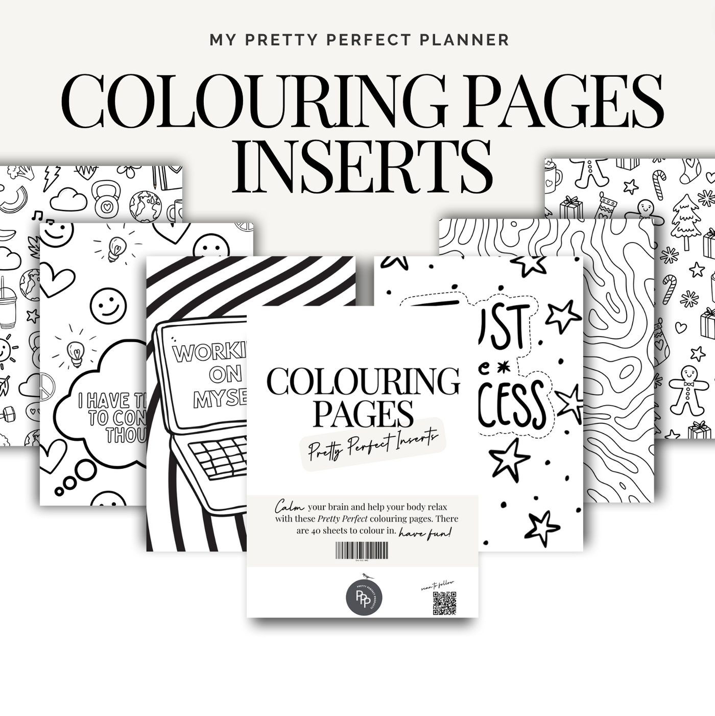 COLOURING PAGES INSERTS