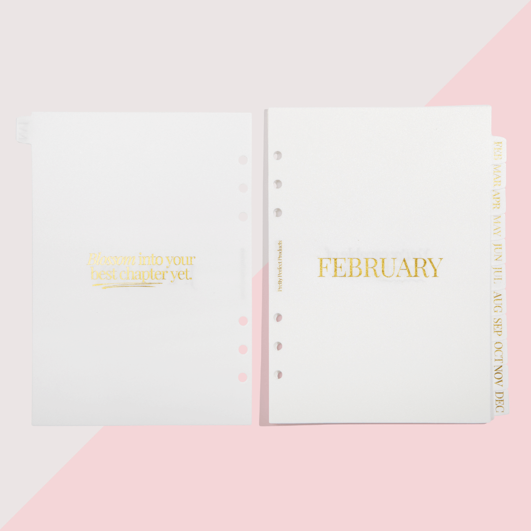 DIVIDERS AND BOOKMARK SET (JAN TO DEC) - PRE-ORDER - DUE TO SHIP LATE NOVEMBER