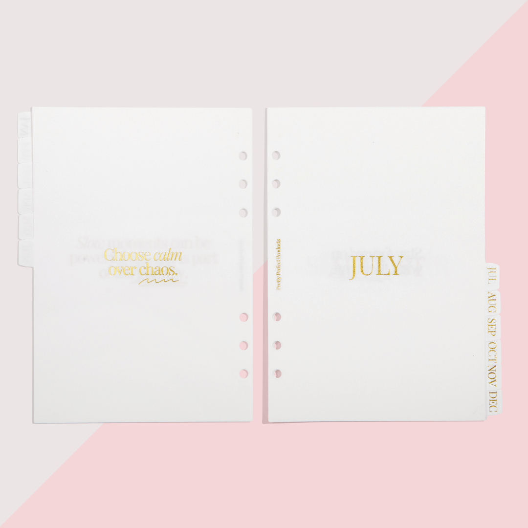 DIVIDERS AND BOOKMARK SET (JAN TO DEC) - PRE-ORDER - DUE TO SHIP LATE NOVEMBER