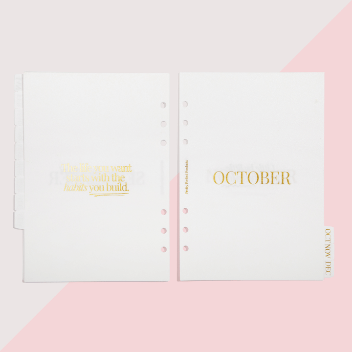 DIVIDERS AND BOOKMARK SET (JAN TO DEC) - PRE-ORDER - DUE TO SHIP LATE NOVEMBER