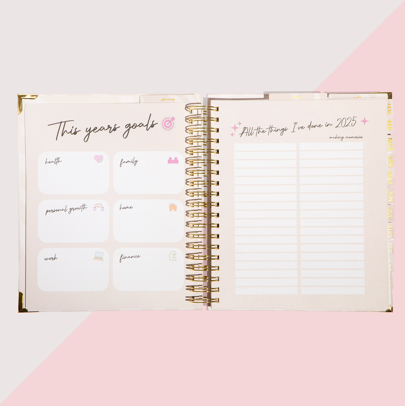 THE 2025 PRETTY PERFECT DIARY - PRE-ORDER - DUE MID DECEMBER