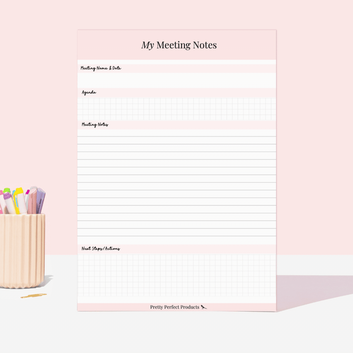 MY MEETING NOTES PAD - A4 - DISPATCH AFTER 29TH OCTOBER