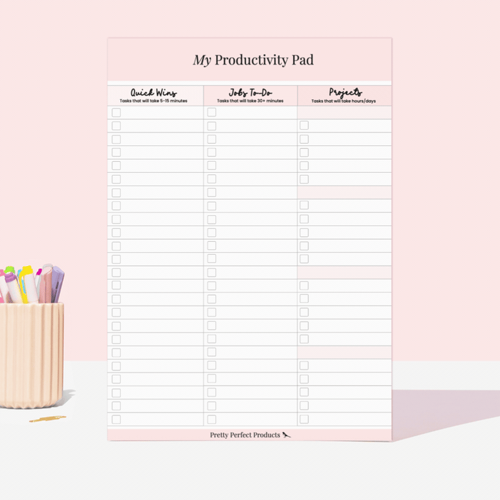 MY PRODUCTIVITY PAD - A4 - DISPATCH AFTER 29TH OCTOBER
